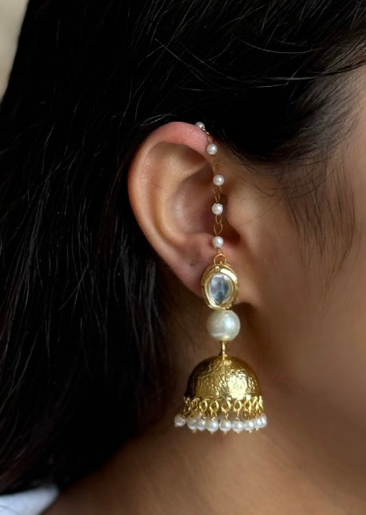 KUNDAN PEARL JHUMKA