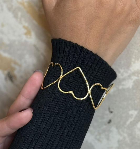 Heart Handcuff Bracelet