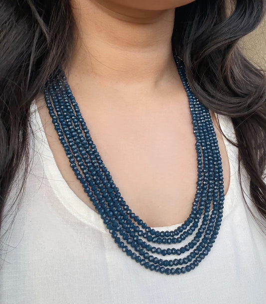 Onyx Beaded Layered Mala